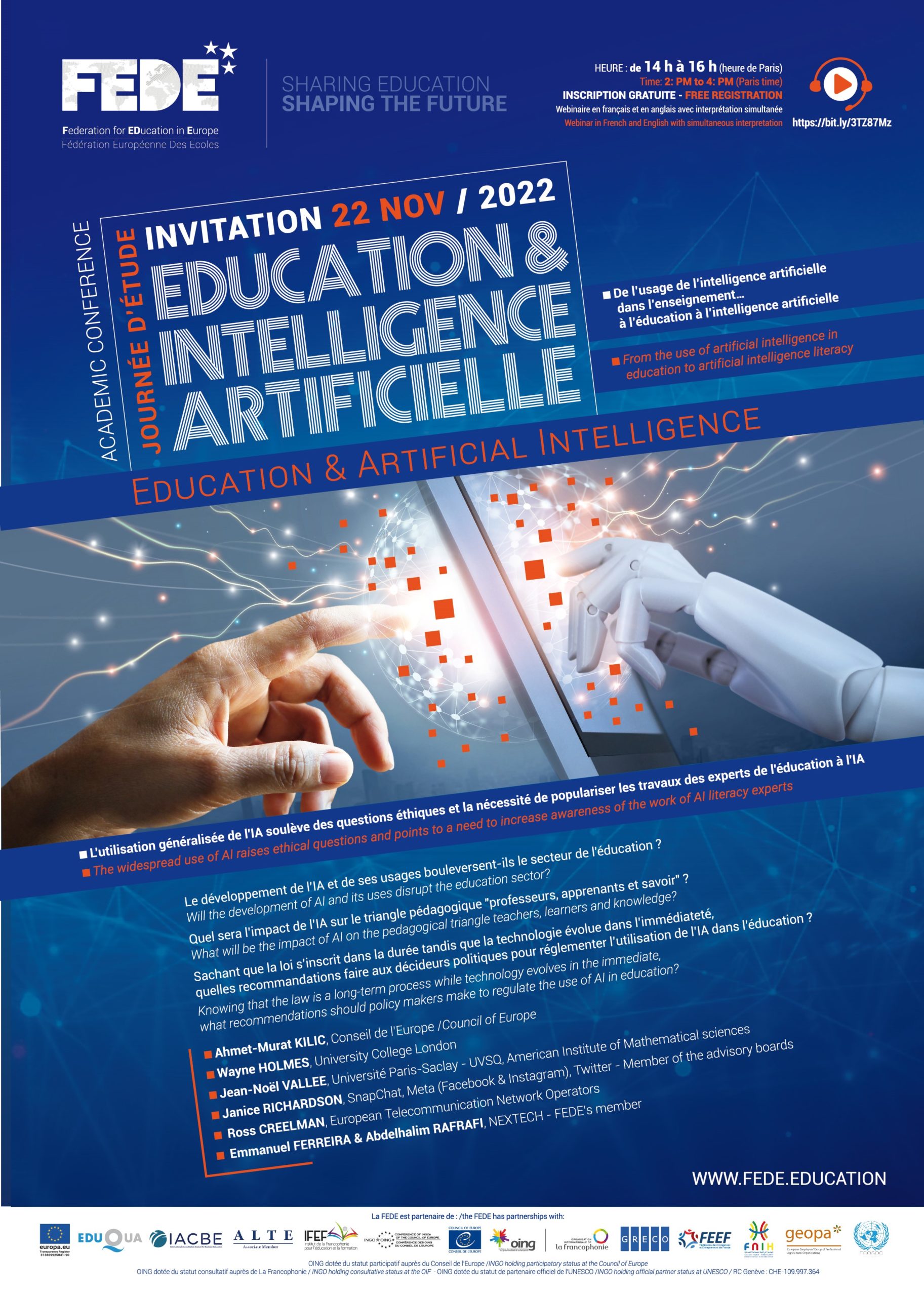FEDE Academic Conference - FEDE - Fédération Européenne Des Ecoles